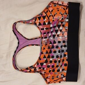 Victoria’s Secret Womens Racerback Sports Bra Stretch Multicolor Size Medium